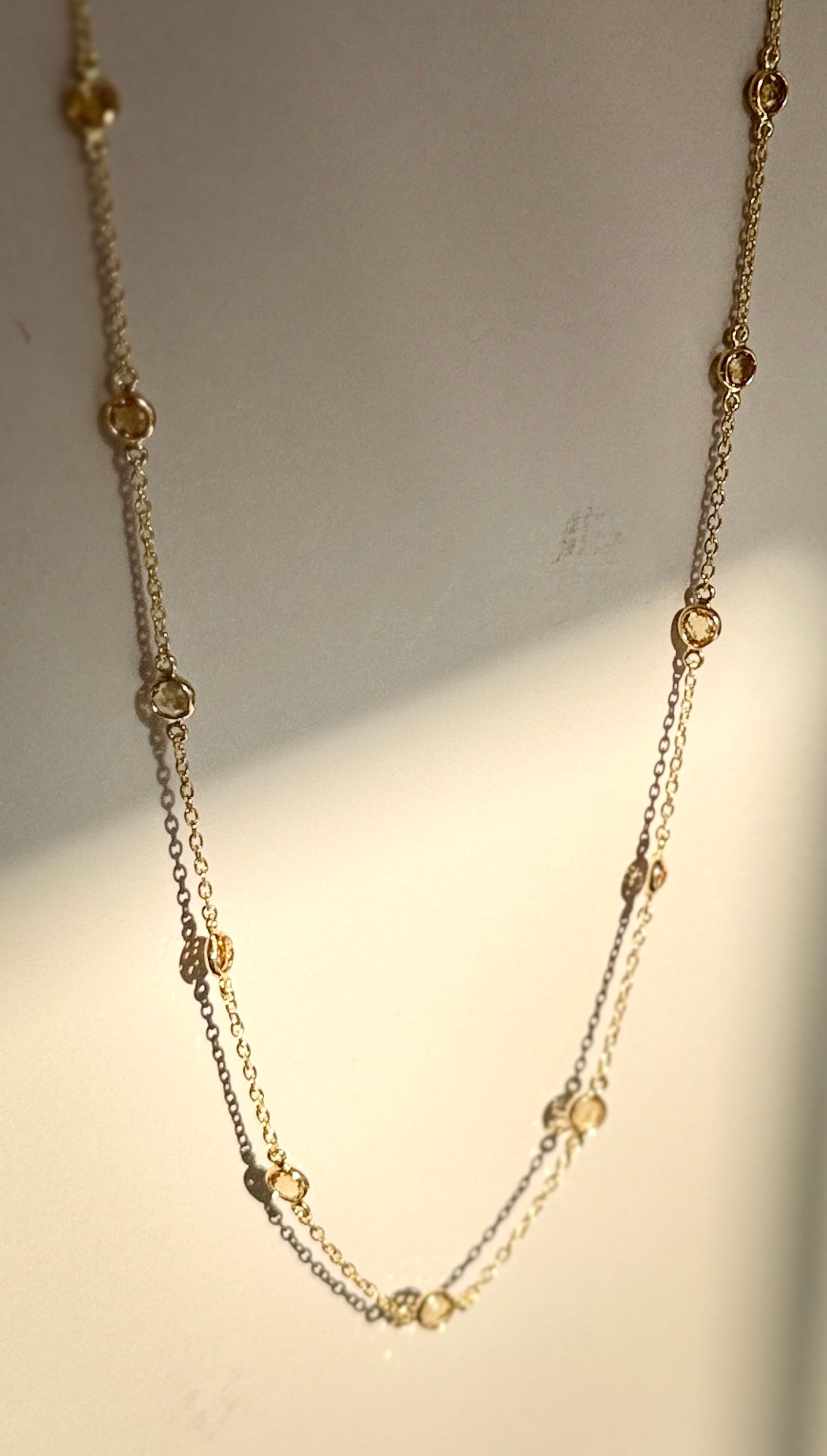 Sunfire Citrine Necklace