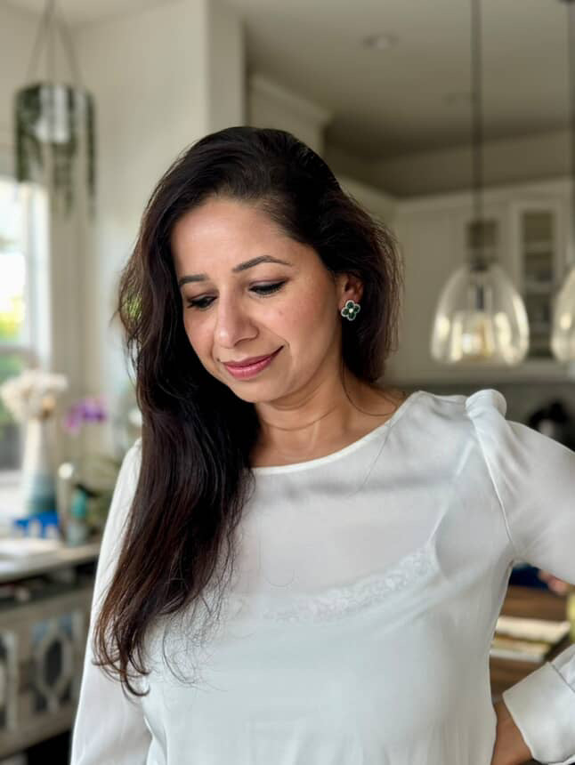 Emerald Rose Earrings