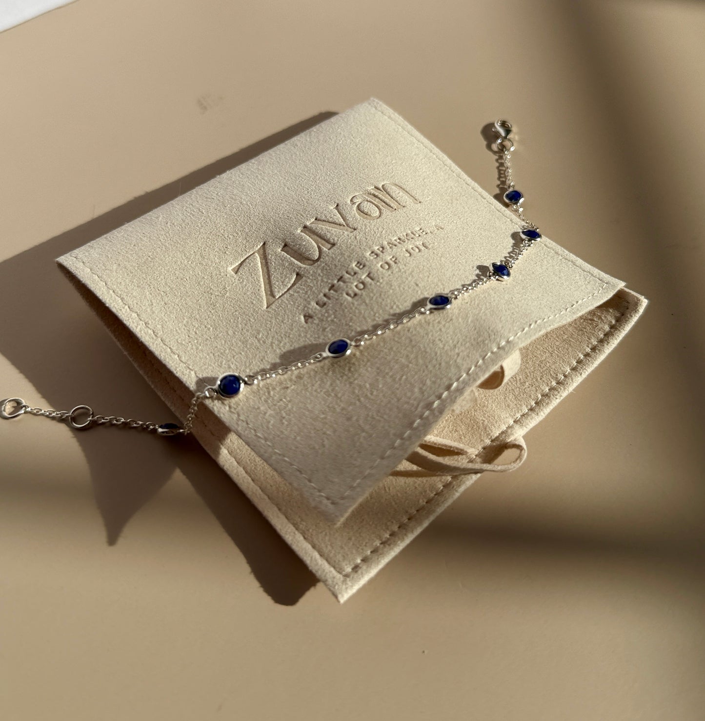 Septemeber Birthstone Bracelet — Lapis