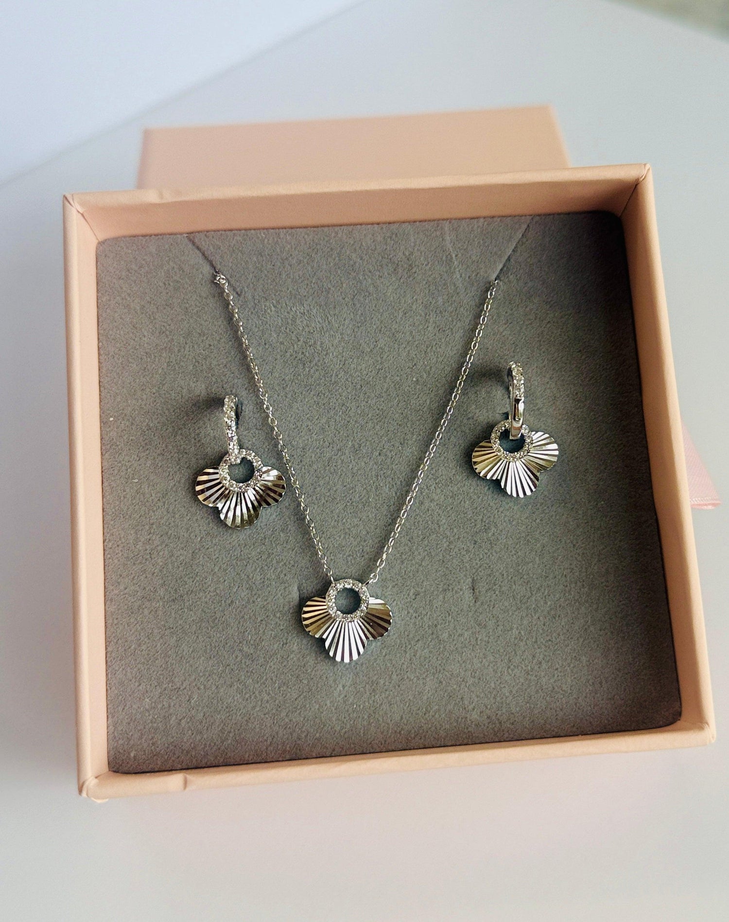 Petal Whisper Hoops minimal everyday fine jewelry in solid gold and sterling 925 silver with natural gemstones.