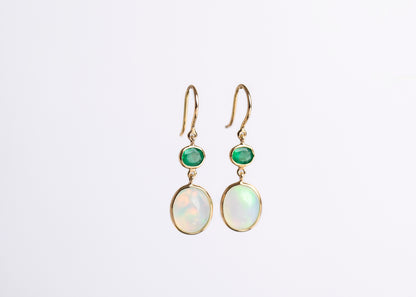 Emerald Radiance Earrings
