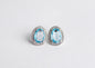 Sky Blue Topaz Studs