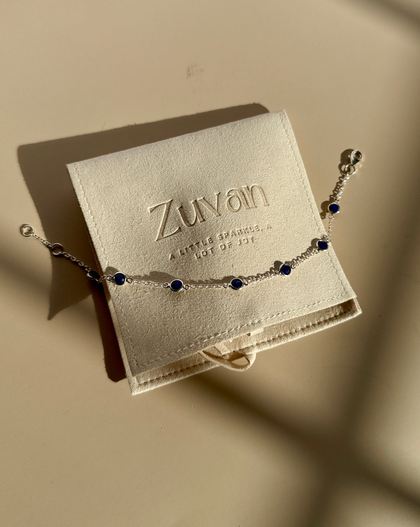 Septemeber Birthstone Bracelet — Lapis