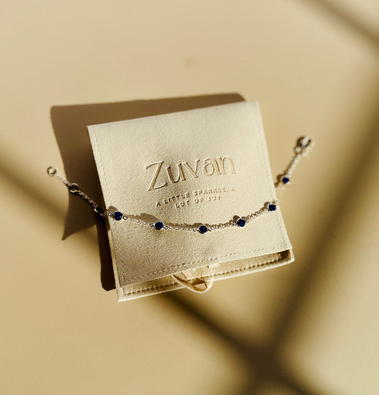 Septemeber Birthstone Bracelet — Lapis