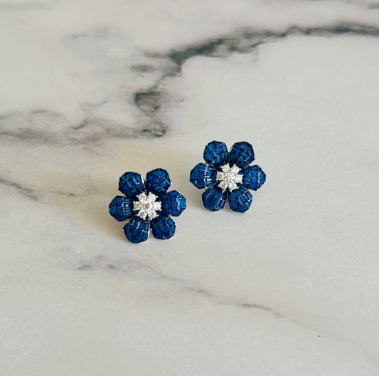 Sapphire Flow Earrings