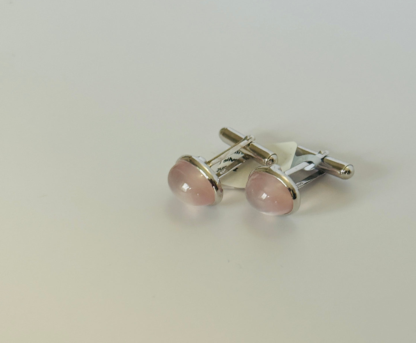 Rose Quartz Cufflinks