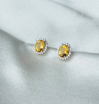 CItrine Studs