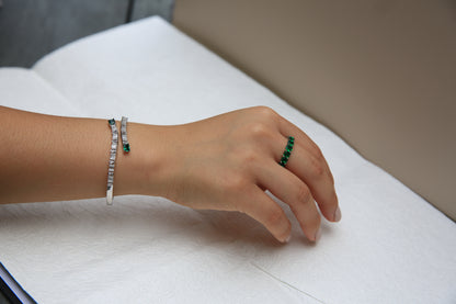 Emerald Zirconia Bracelet