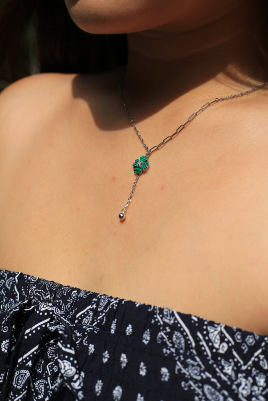 Andis Green Bloom Necklace