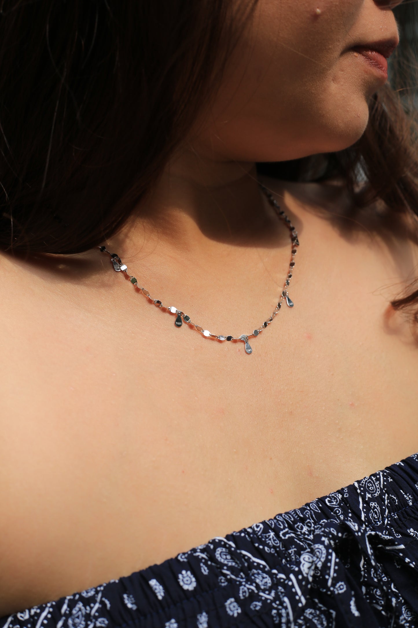 Classic Silver Overall Necklace
