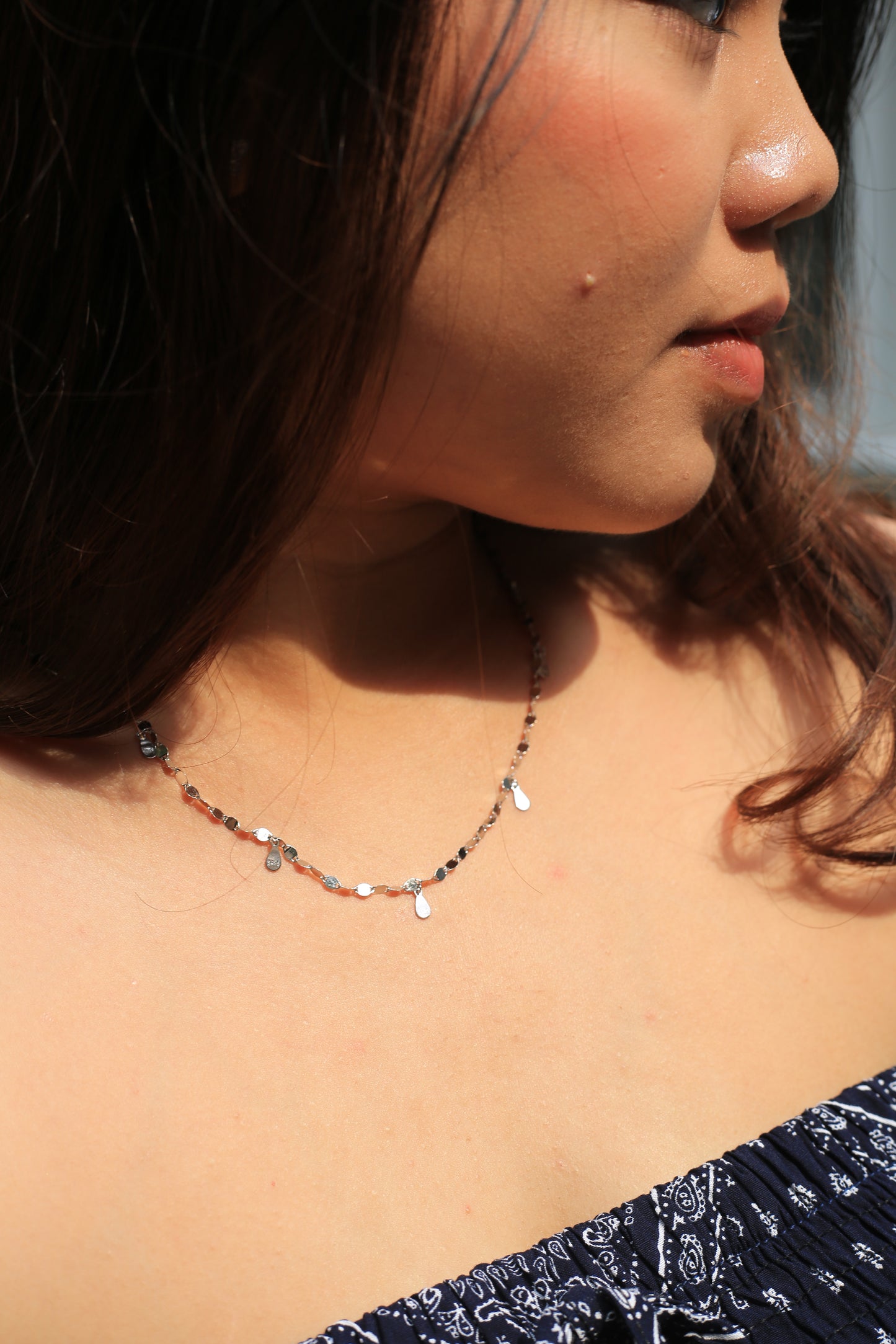 Classic Silver Overall Necklace