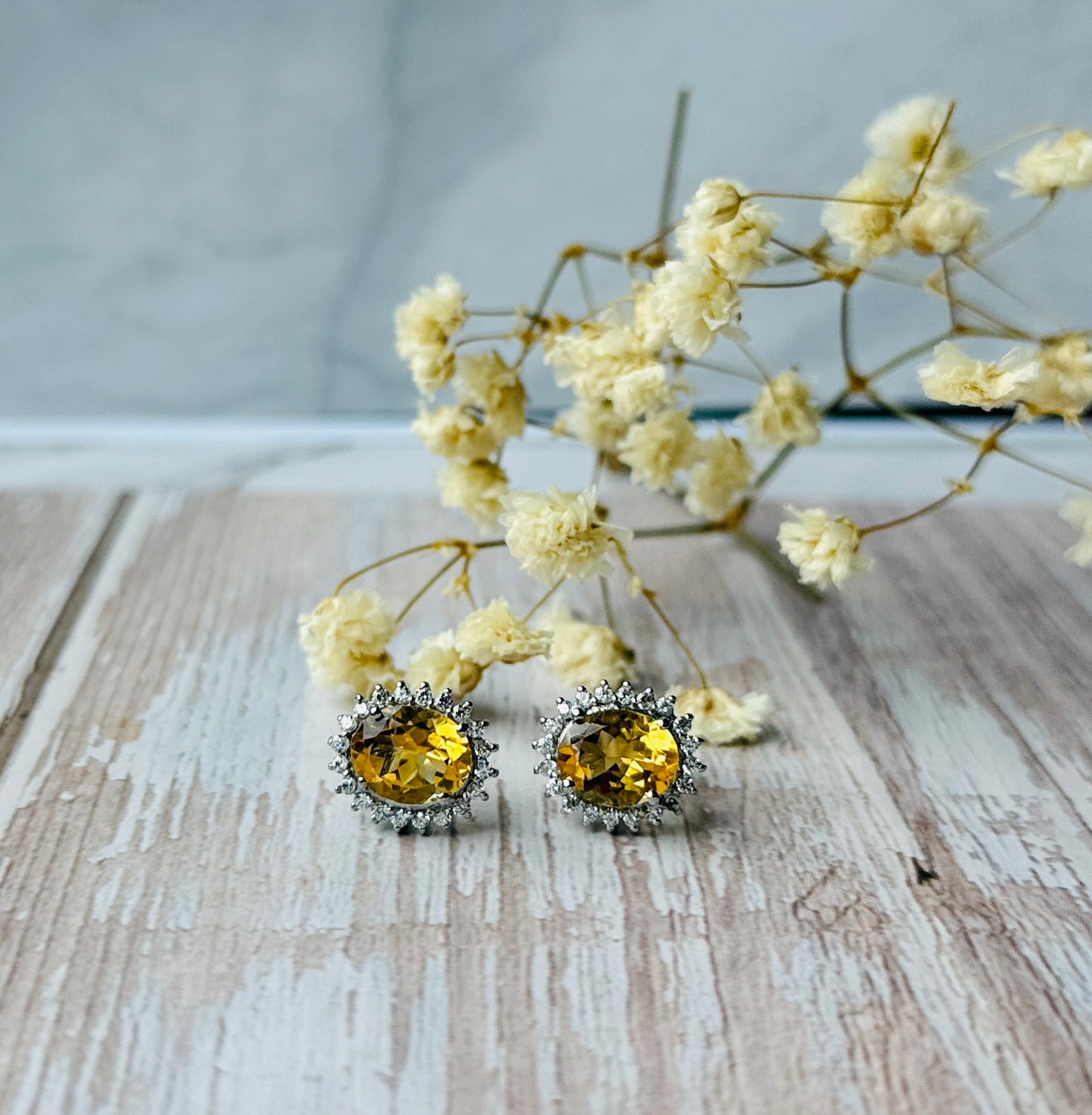 CItrine Studs