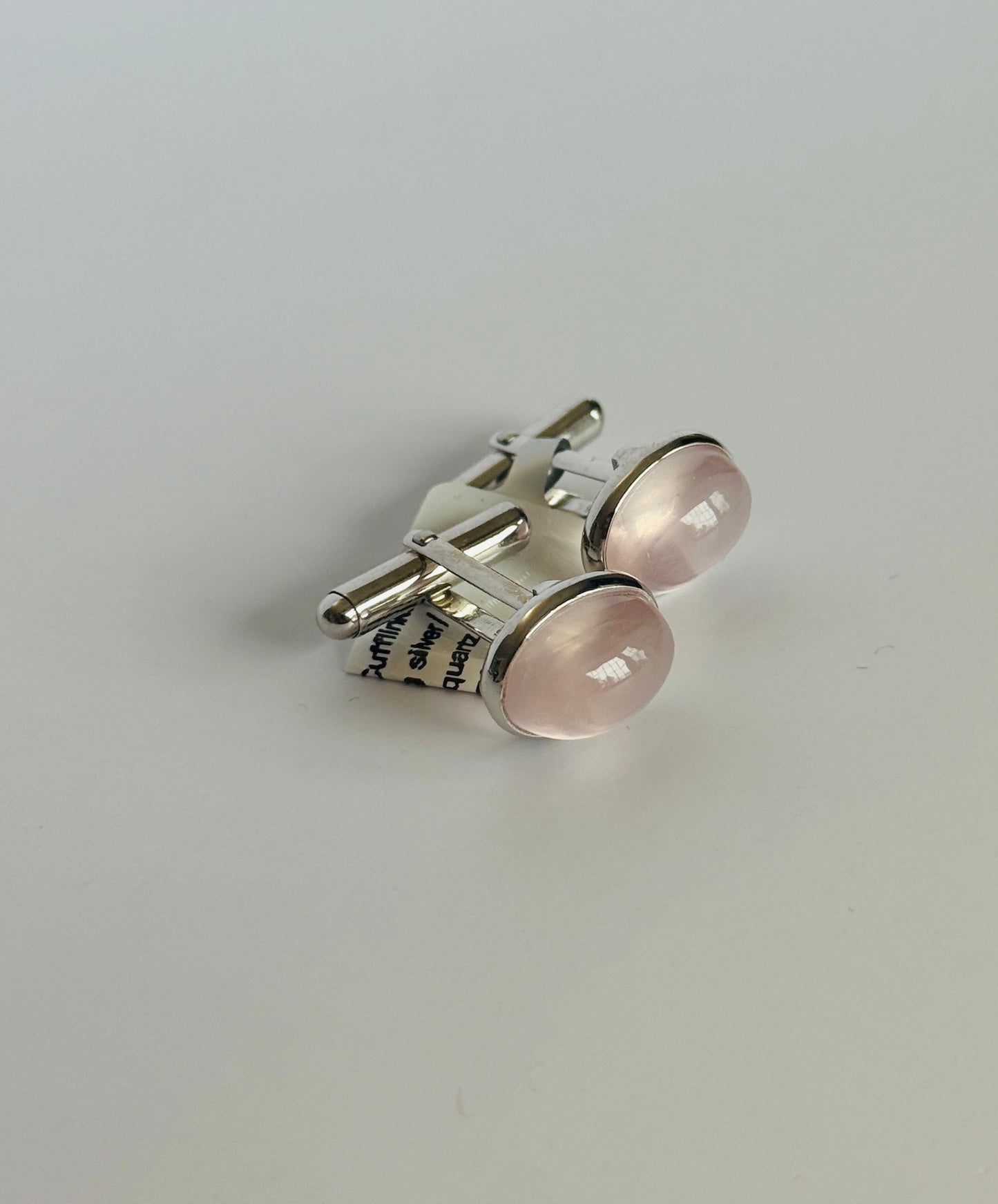 Rose Quartz Cufflinks