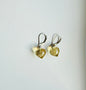 Lemon quartz drop earrings