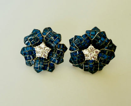 Sapphire Duet Earrings