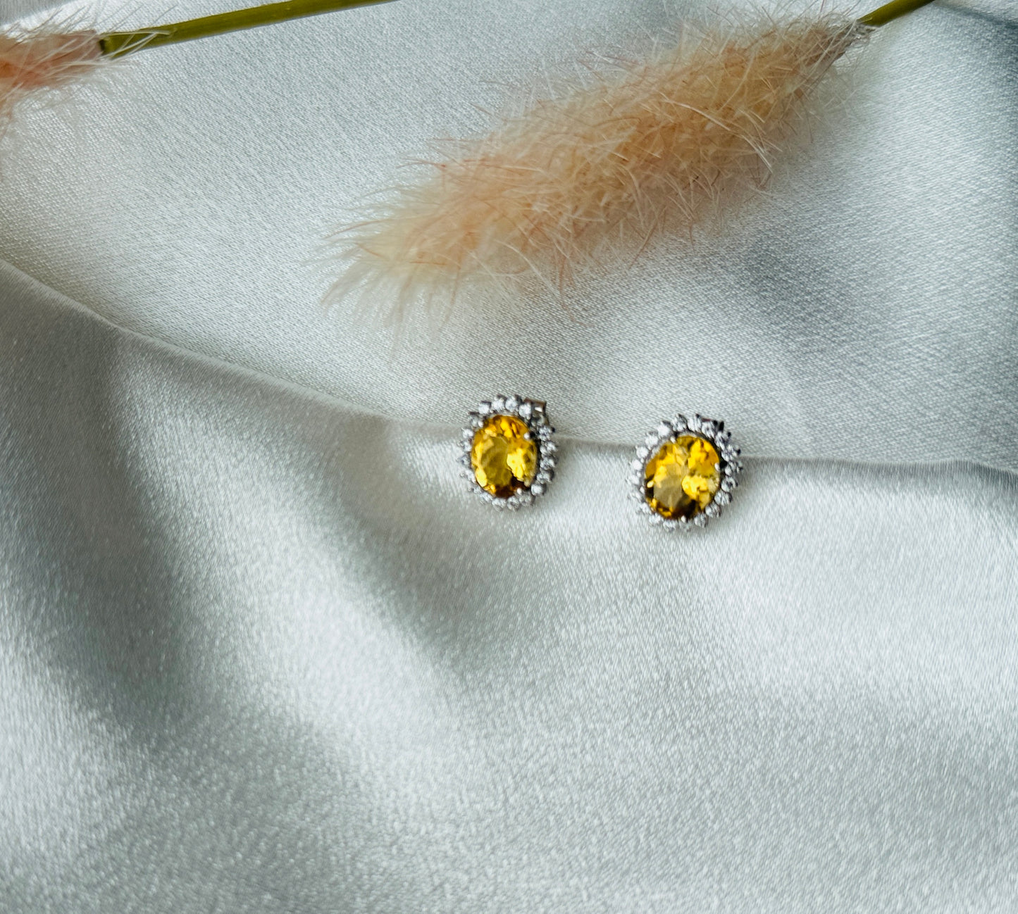 CItrine Studs