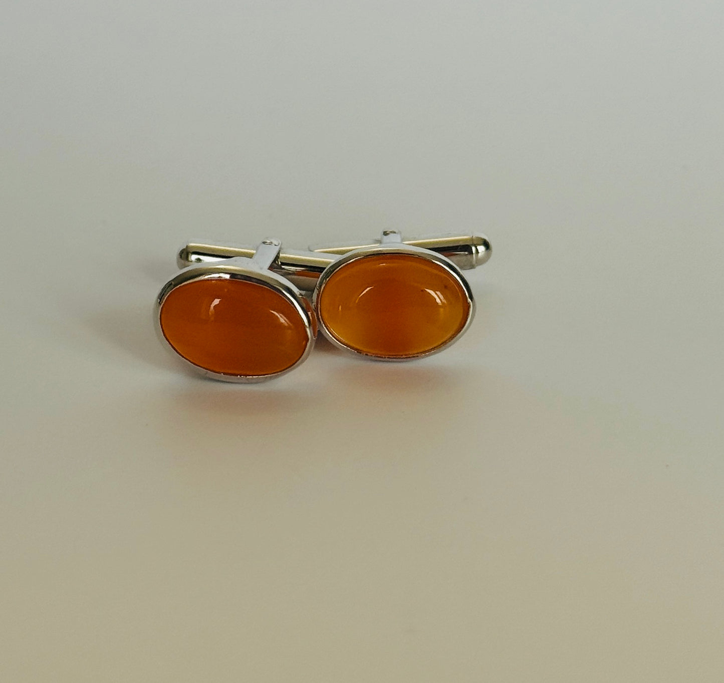 Peach Moonstone Cufflinks
