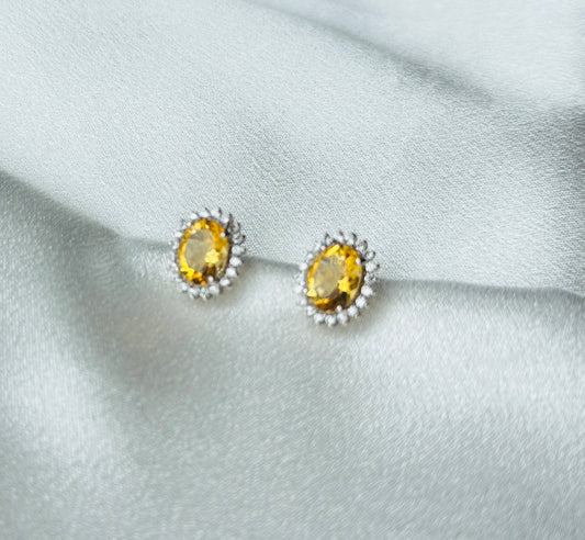CItrine Studs
