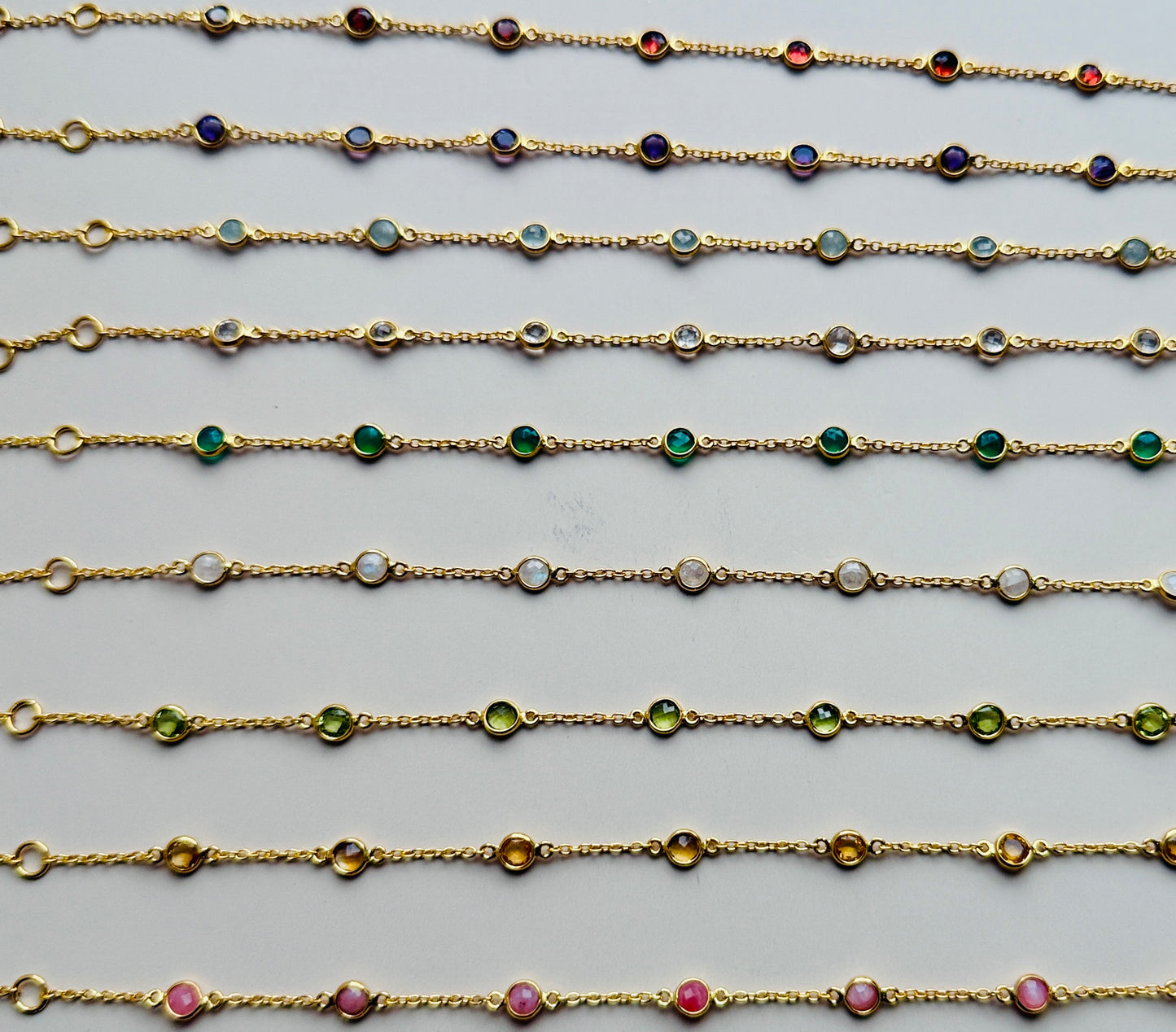 October Birthstone Bracelet — Opal