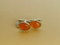 Peach Moonstone Cufflinks