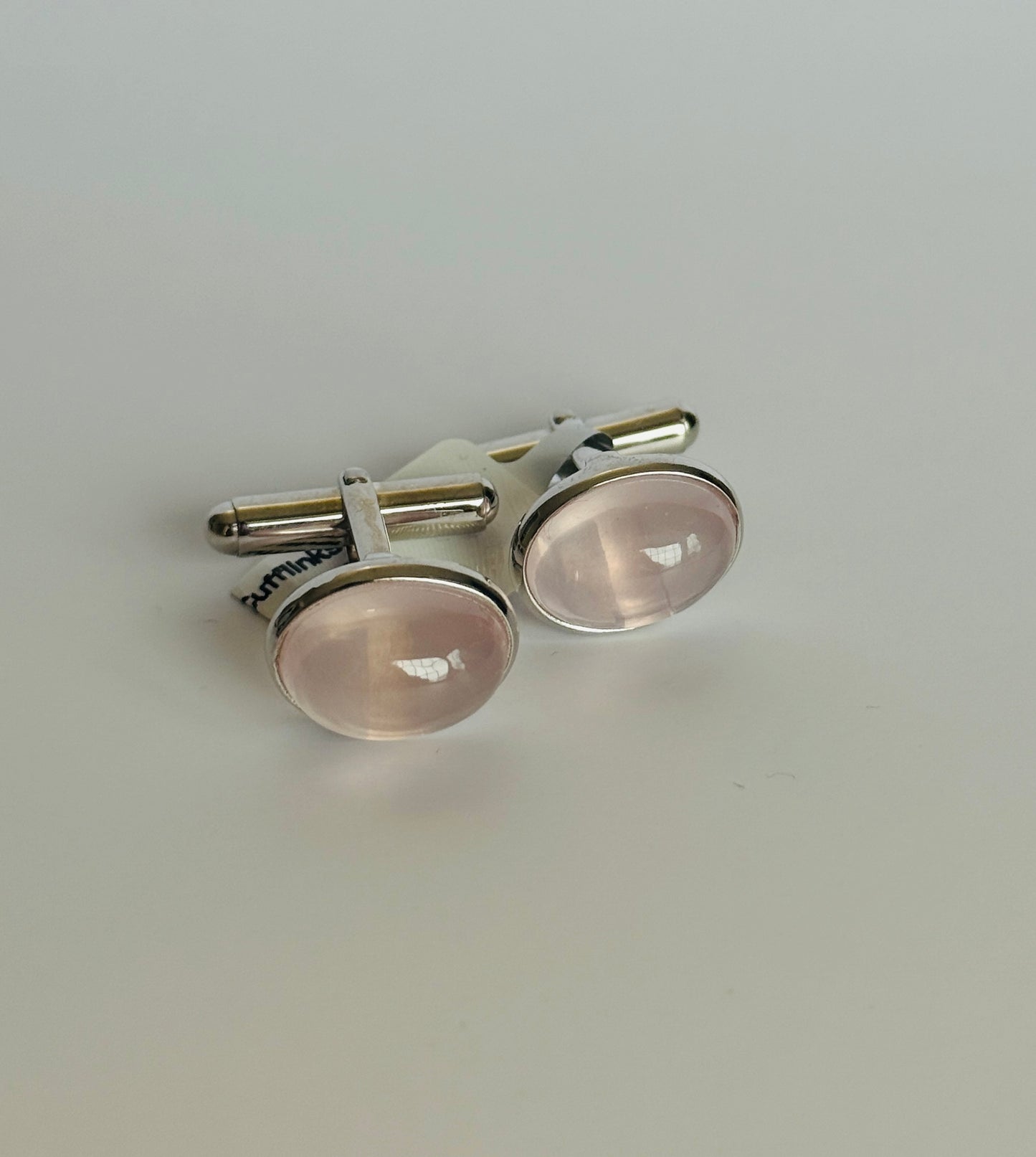 Rose Quartz Cufflinks
