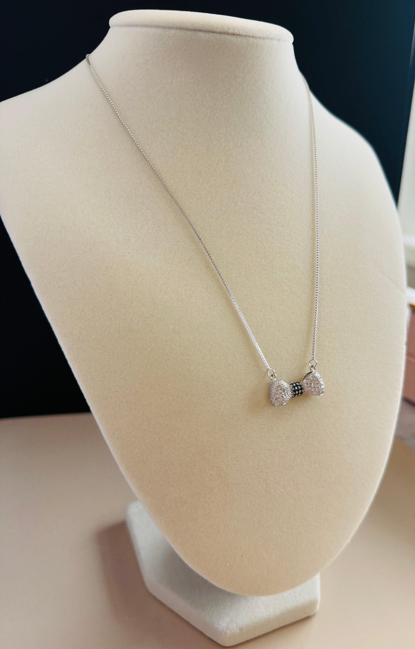 Sterling silver necklace minimalist everyday jewelry tarnish free and waterproof
