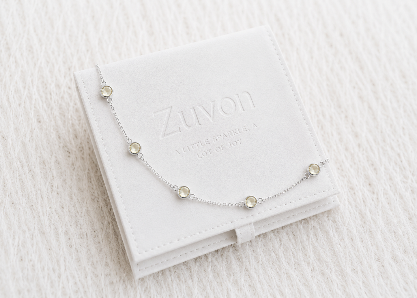 March Birthstone Bracelet — Aquamarine