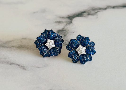 Sapphire Duet Earrings