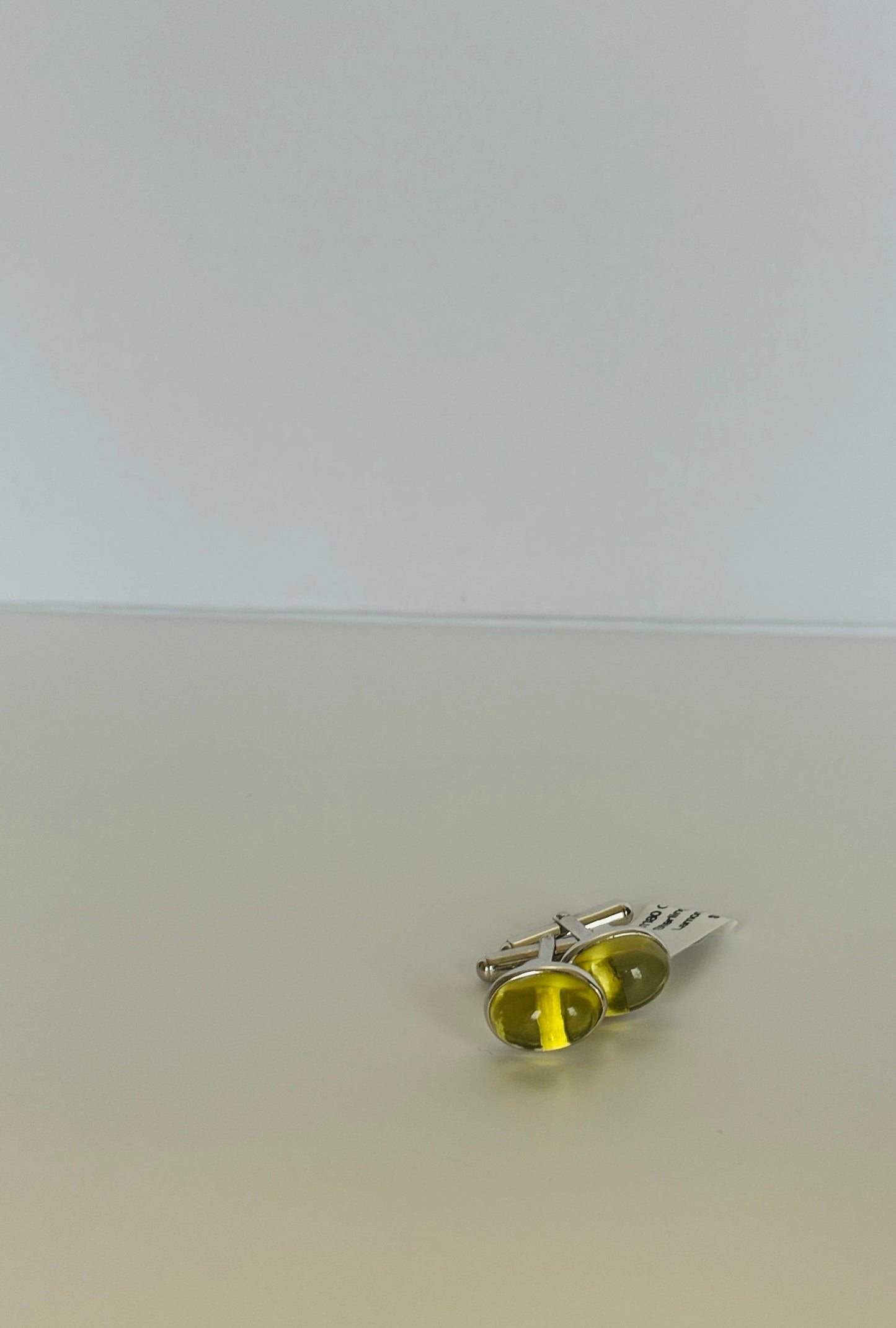 Lemon Quartz Cufflinks