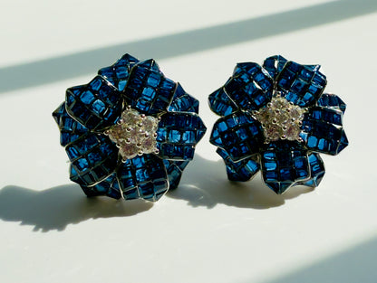 Sapphire Duet Earrings