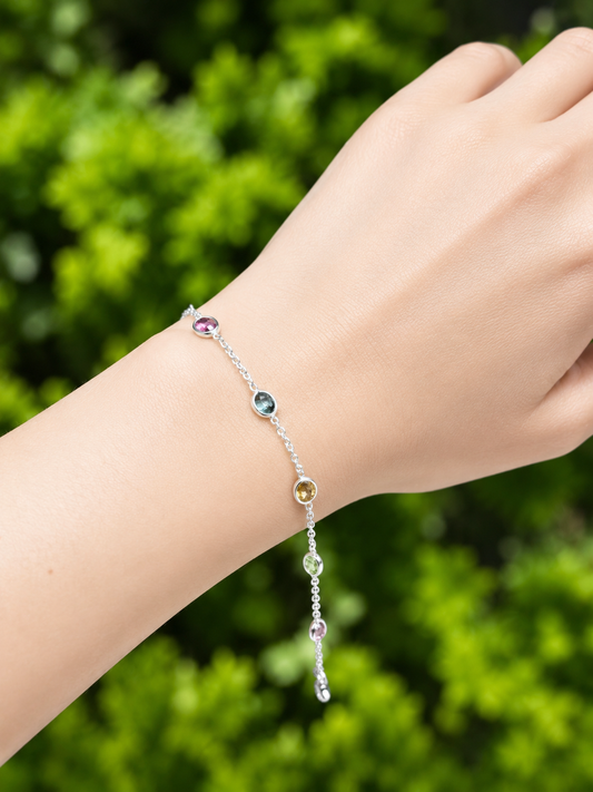 Golden Grove Multi-Stone Bracelet