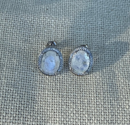 Moonstone Stud
