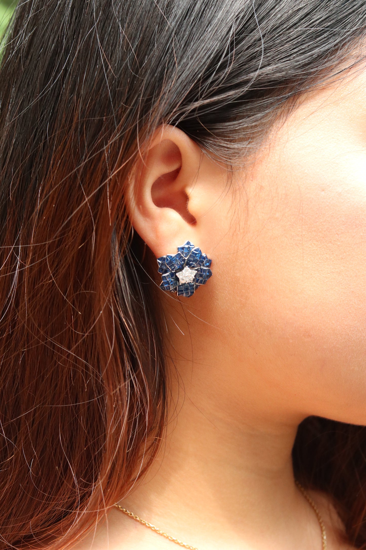 Sapphire Duet Earrings