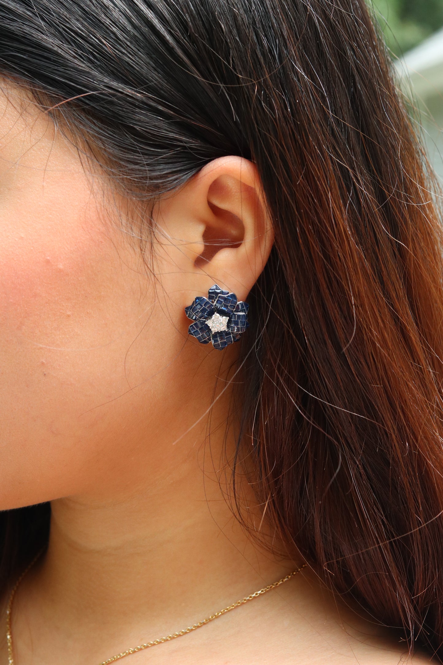 Sapphire Duet Earrings