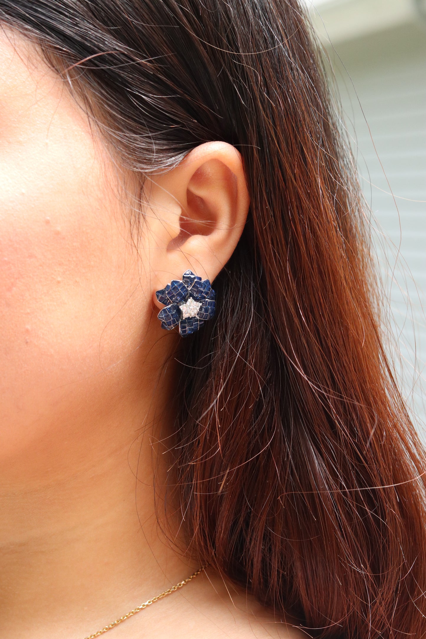 Sapphire Duet Earrings