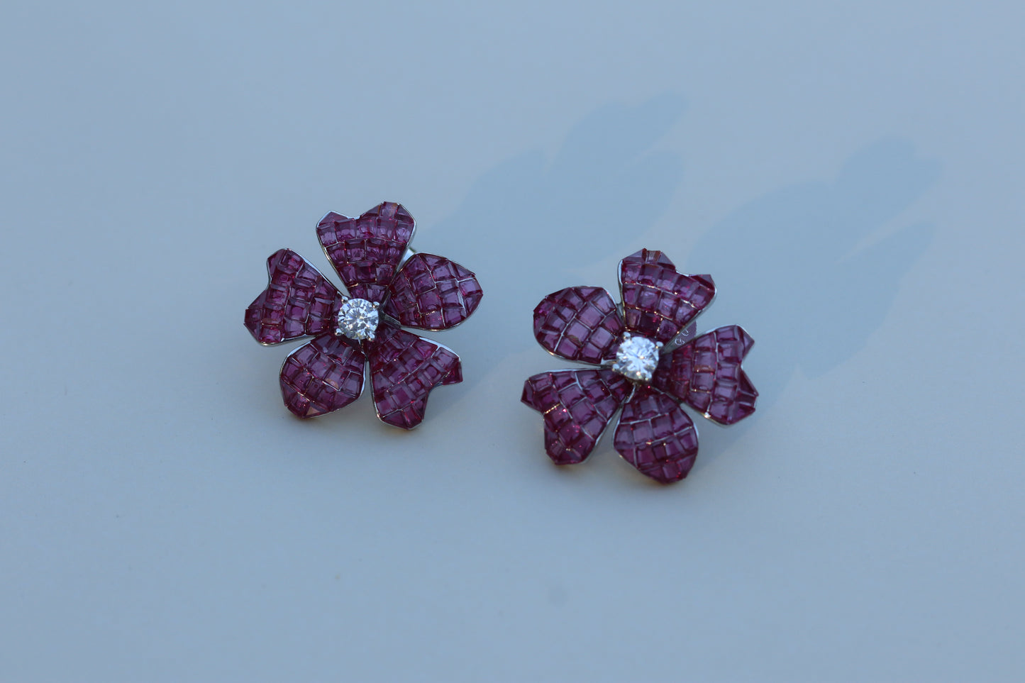 Ruby Cascade Earrings