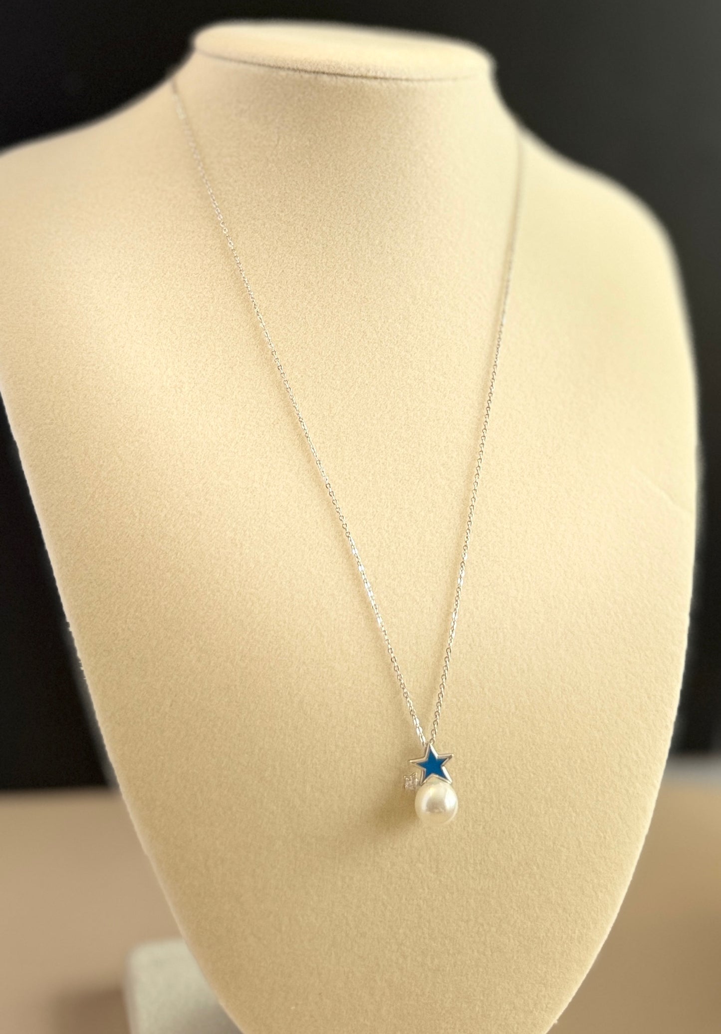 Celestial Pearl & Star Necklace Set