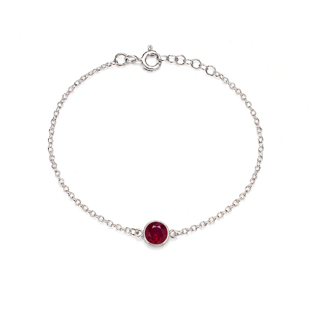 July_Ruby_birthstone_single_stone_bracelet