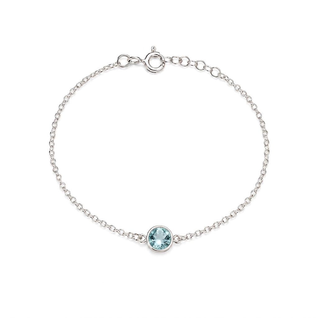 March_Aquamarine_birthstone_single_stone_bracelet