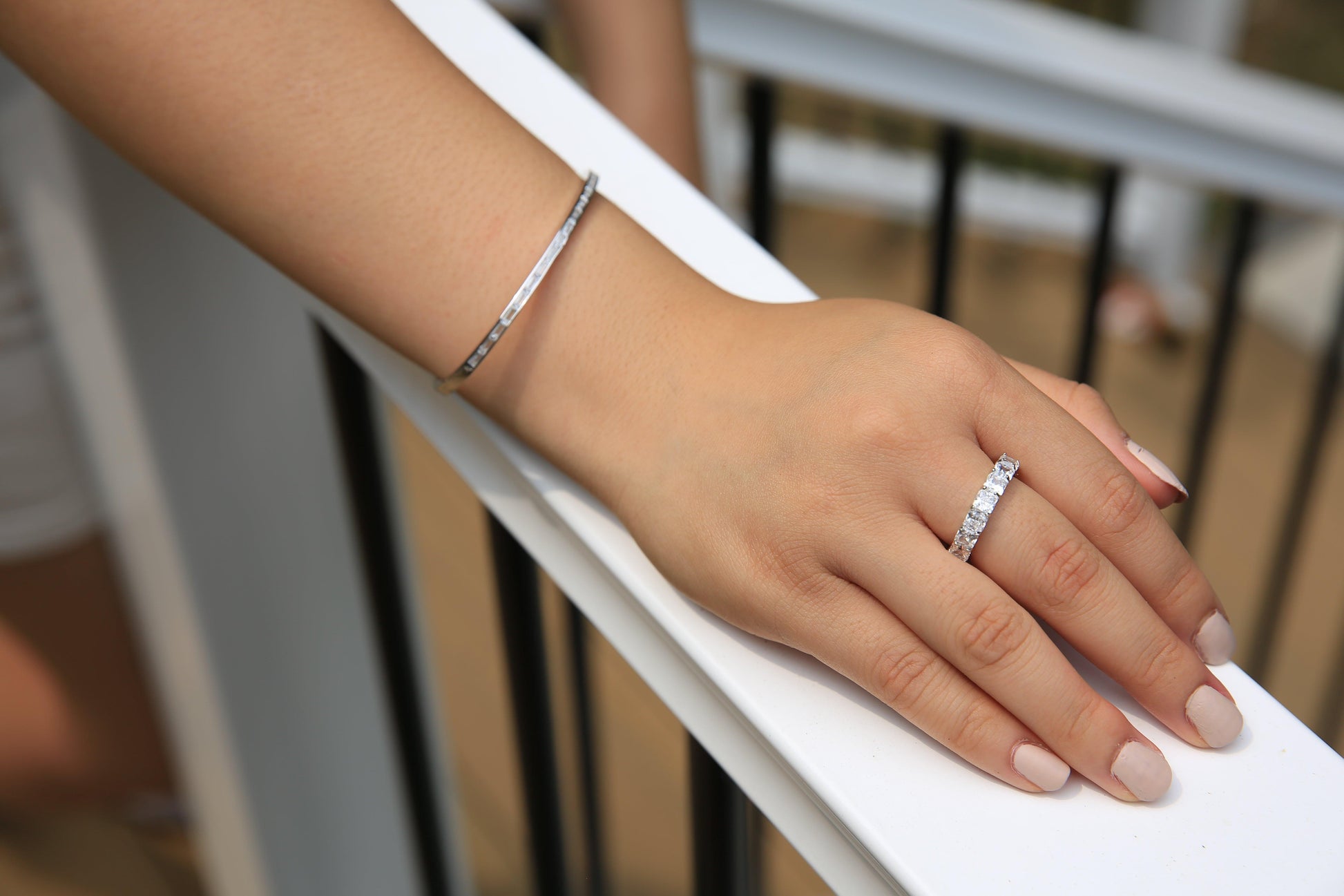 Classic sterling silver bracelet, tarnish-free and stylish for work or casual wear