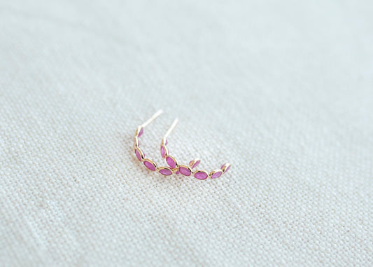Crimson Elegance Earrings