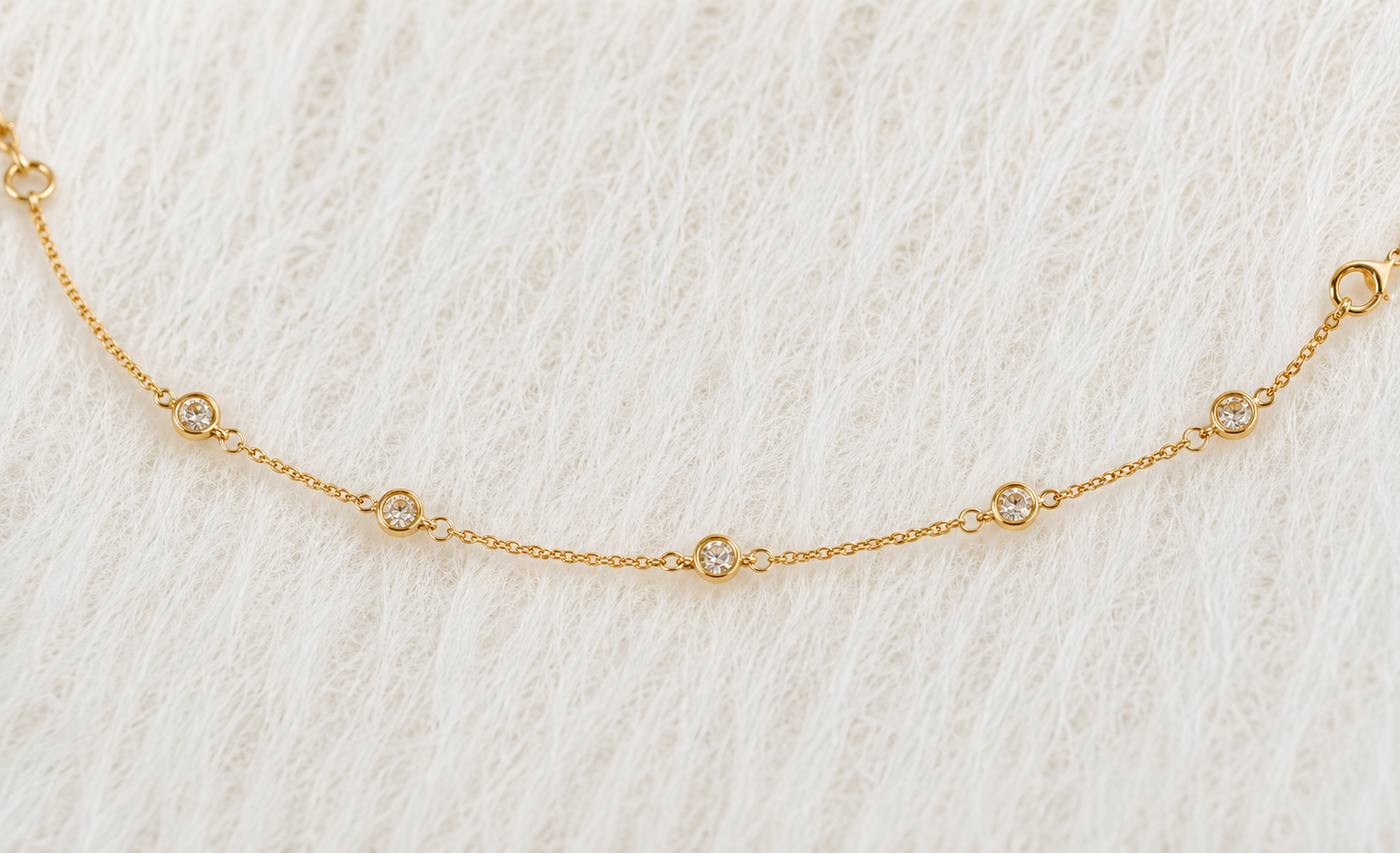 April Birthstone Bracelet — Crystal