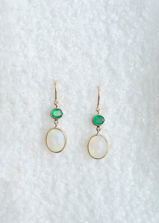 Emerald Radiance Earrings