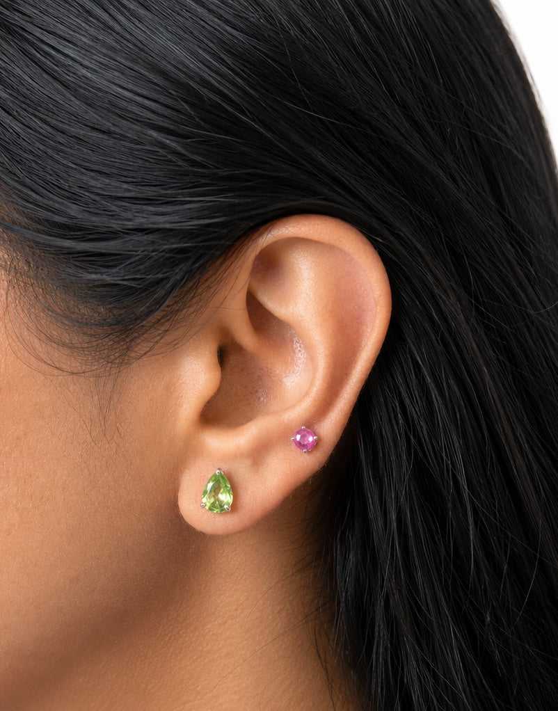 Teardrop Stud Earrings