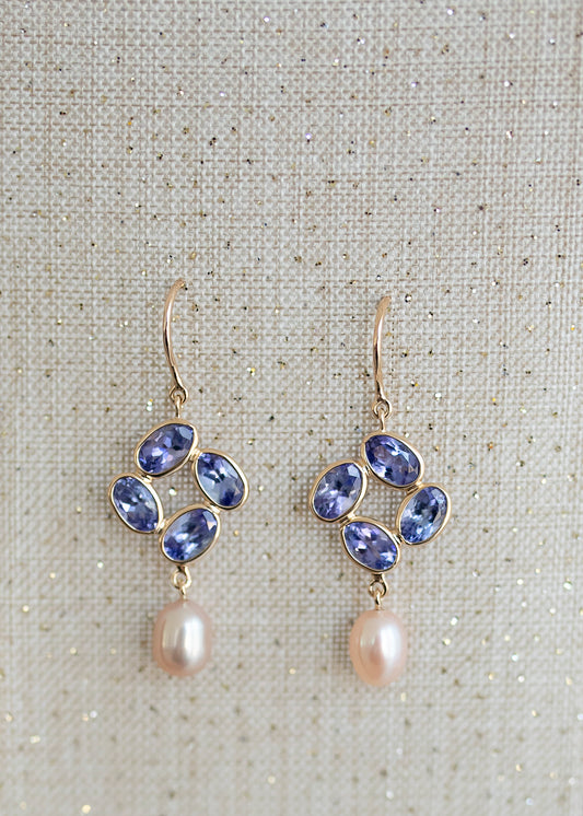 Tanzanite Spark Earrings