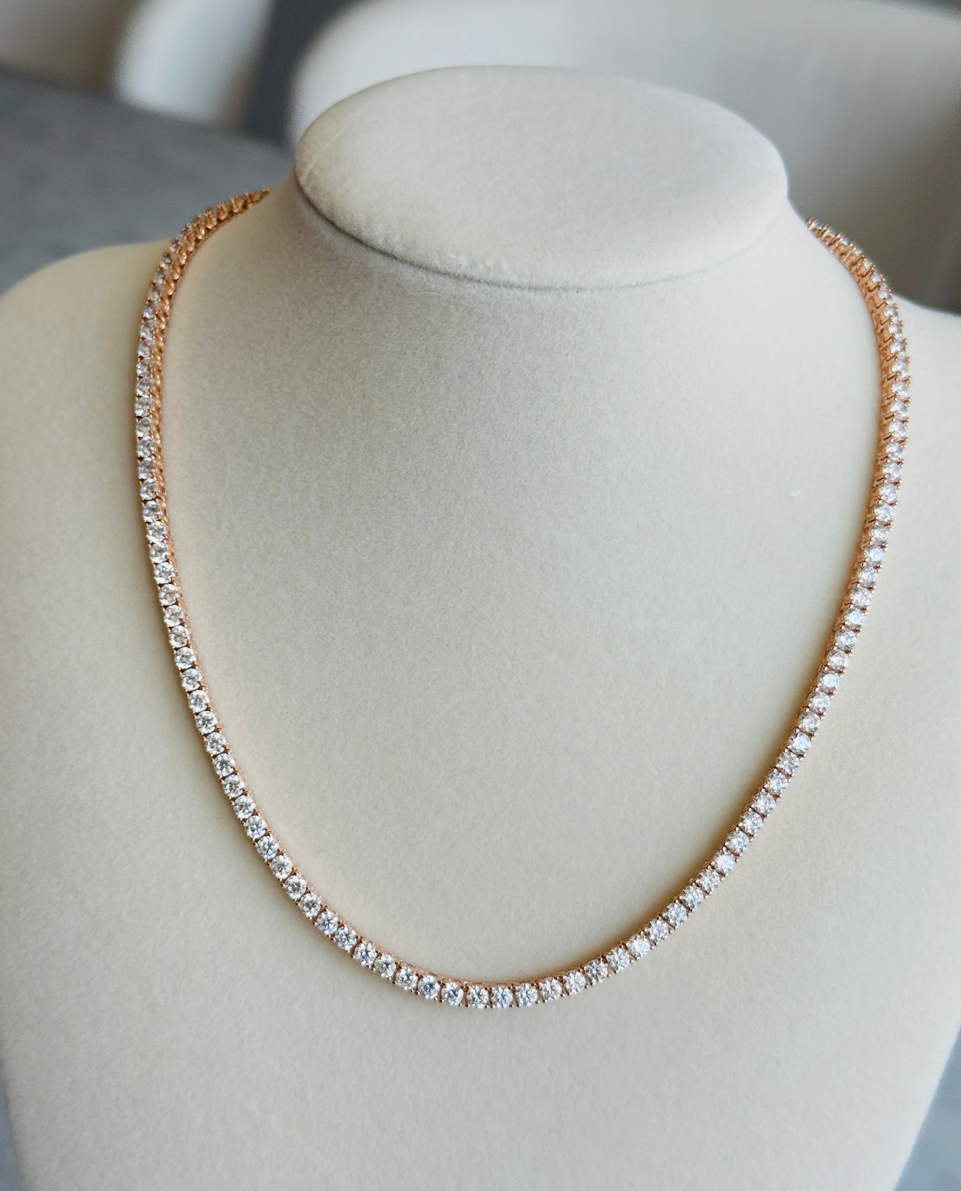 silver line necklace