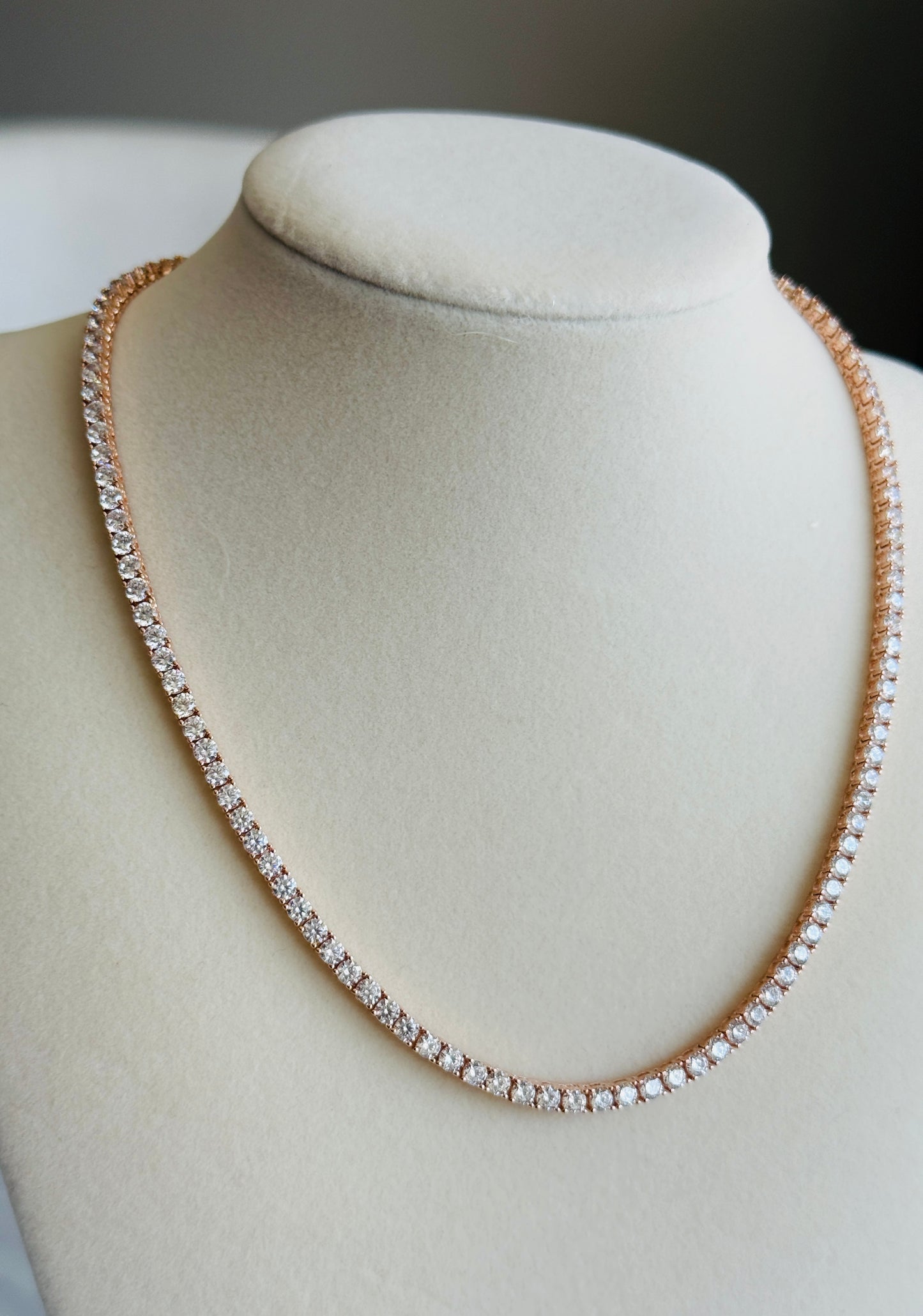 silver line necklace