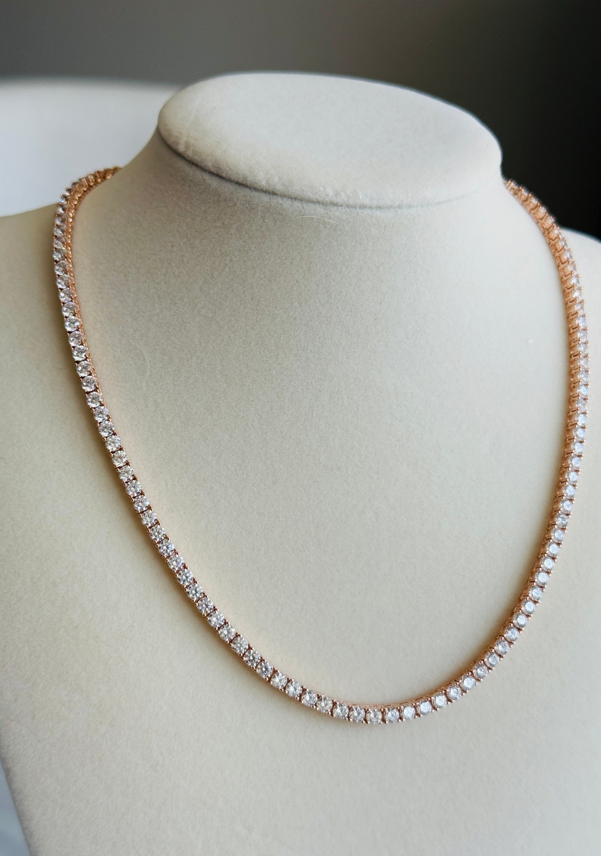 silver line necklace
